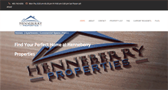 Desktop Screenshot of henneberryproperties.com